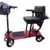 CruiseSkooter mobility scooter for cruises. Red from side